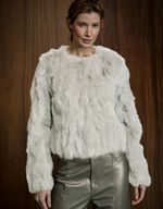 CASACO SAFIRA MR PELE - OFF WHITE