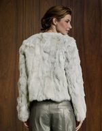 CASACO SAFIRA MR PELE - OFF WHITE