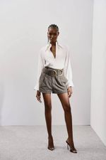 SHORT ALFAIATARIA - PIED POULE 