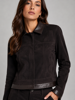 JAQUETA DENIM DUO CORA - CHOCOLATE NEGRO