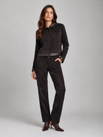 JAQUETA DENIM DUO CORA - CHOCOLATE NEGRO