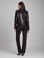 JAQUETA DENIM DUO CORA - CHOCOLATE NEGRO