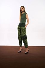 CALÇA SLOUCHY BICOLOR