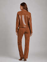 JAQUETA DENIM DUO CORA - BRONZE