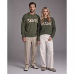 CASACO PULL BRASIL VERDE MILITAR