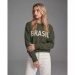 CASACO PULL BRASIL VERDE MILITAR