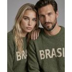 CASACO PULL BRASIL VERDE MILITAR