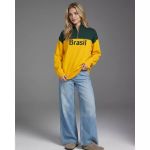 CASACO PULL ZIPER BRASIL GOLDEN 