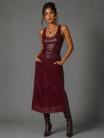 SAIA DENIM DUO CORA - CABERNET