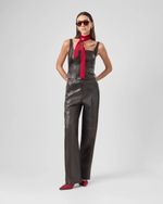 CALÇA FRISO MIX MALHA FABI - CHOCOLATE NEGRO