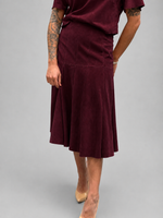 SAIA MIDI CHAMOIS CHLOE - CABERNET