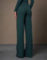 CALÇA TRICOT RETA BASIC MR TRICO - VERDE FLORESTA 