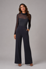 CALÇA BOOT CUT C/ ZIPER LATERAL - PRETO