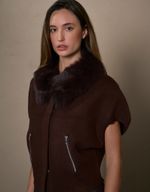CASACO FOX TRICOT CURTO - MADEIRA