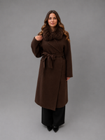 CASACO TRENCH COAT FOX - MARROM