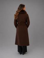 CASACO TRENCH COAT FOX - MARROM