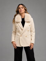 BLAZER LACASH FOX - OFF WHITE