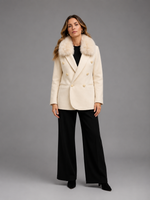 BLAZER LACASH FOX - OFF WHITE