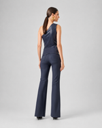 CALÇA FLARE MIX MALHA JOANA - MIDNIGHT