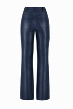 CALÇA FLARE MIX MALHA JOANA - MIDNIGHT