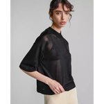 BLUSA MANGA CURTA - PRETO