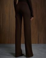 CALÇA TRICOT RETA BASIC MR TRICO - MADEIRA