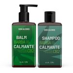 KIT SHAMPOO E BALM PARA BARBA OZONIZADO DON ALCIDES CB2