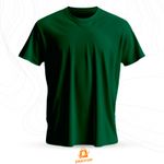 Camiseta Premium Algodão Fio 30.1 Verde Militar