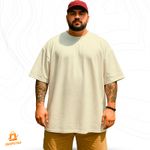 Camiseta Oversized Premium Algodão Pérola