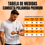 Camiseta Poliamida Premium com Elastano Esportiva Unissex Azul Marinho