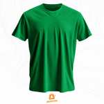 Camiseta Premium Algodão Fio 30.1 Verde Bandeira