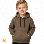 BASE LISA MOLETOM INFANTIL CANGURU COR CAFE