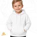 BASE LISA MOLETOM INFANTIL CANGURU COR BRANCO