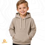 BASE LISA MOLETOM INFANTIL CANGURU COR BEGE