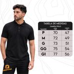 BASE LISA GOLA POLO COR PRETO TAMANHO