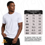 Camiseta Algodão Pima com Elastano Premium Básica Branco
