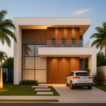 PAINEL RIPADO DE MADEIRA PLASTICA - ACACIA