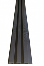 PAINEL RIPADO DE MADEIRA PLASTICA - BLACK
