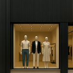 PAINEL RIPADO DE MADEIRA PLASTICA - BLACK