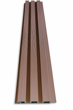 PAINEL RIPADO DE MADEIRA PLASTICA - JATOBA
