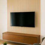 PAINEL RIPADO DE MADEIRA PLASTICA - MAPLE