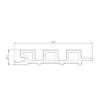 PAINEL RIPADO DE MADEIRA PLASTICA - WHITE