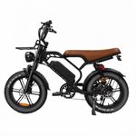 Bicicleta Elétrica, ECO-V20 Limited, motor de 1000W, bateria de 48V/15Ah, duplo amortecedores dianteiro e traseiro