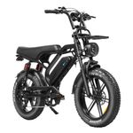 Bicicleta Elétrica, ECO-V20 Limited, motor de 1000W, bateria de 48V/15Ah, duplo amortecedores dianteiro e traseiro