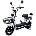 Bicicleta Elétrica, motor de 500W, bateria de 48V/12Ah