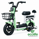 Bicicleta Elétrica, motor de 500W, bateria de 48V/12Ah