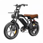 Bicicleta Elétrica, ECO-V20 Limited, motor de 1000W, bateria de 48V/15Ah, duplo amortecedores dianteiro e traseiro