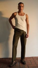 CALÇA CLÁSSICA ALGODÃO