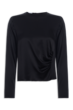 BLUSA SEDA FRANZIDO