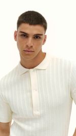 POLO MC TRICOT TEXTURA